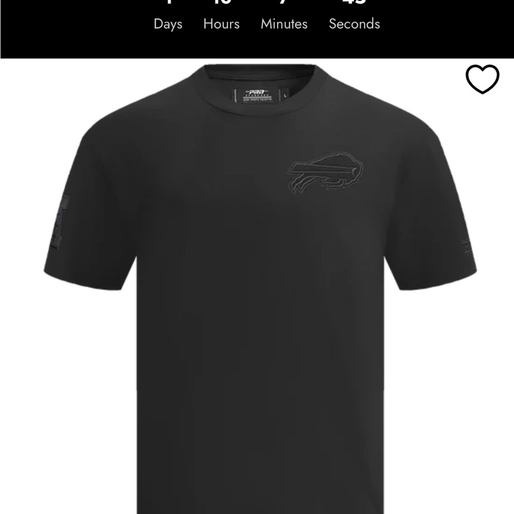 Men’s Buffalo bills pro standard Black Short Sleeve Tee